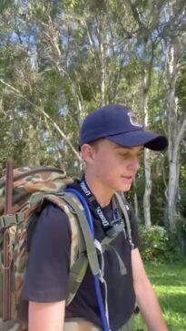 Meet the 16 year old walking for homeless vets