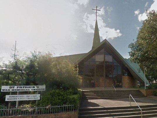 St Patrick's Catholic Church, East Gosford. Picture: Google Earth