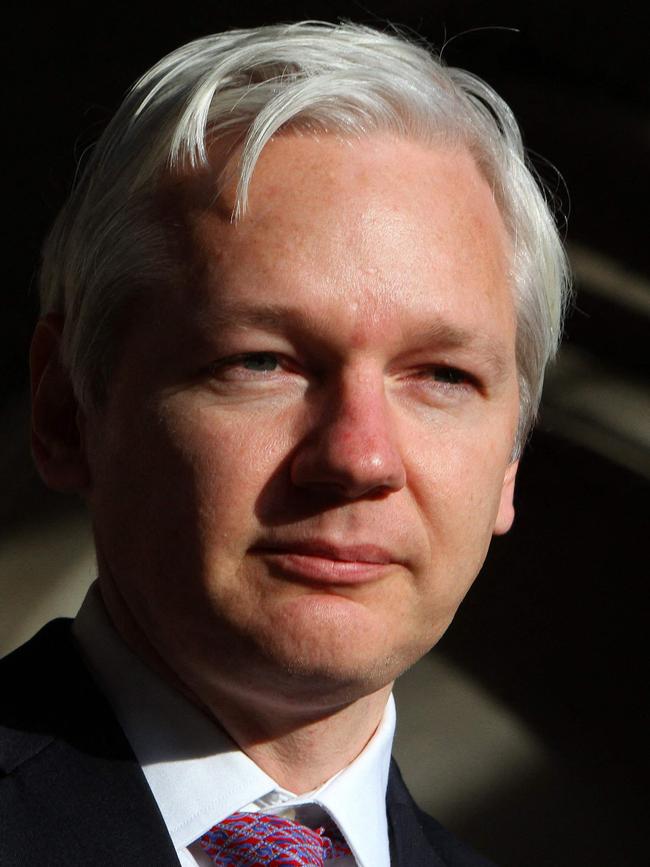 WikiLeaks founder Julian Assange is facing up to 175 years in prison for his role in the organisation’s release of classified files and cables. Picture: AFP