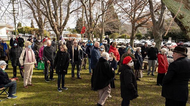 President Jan Wilson said Friends of Bowral were bullying after rallying against the Station St development. Picture: Peter Edwards