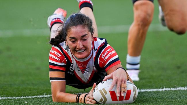 Sydney Roosters' Olivia Kernick. Picture: Izhar Khan/AFP