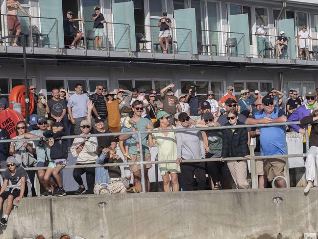 2023 Rolex Sydney Hobart yacht race, Hobart spectators. Picture: Chris Kidd