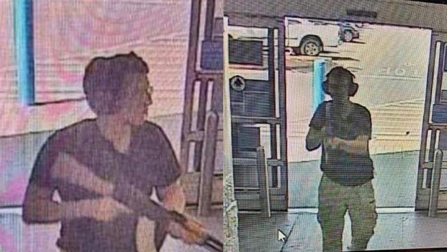 CCTV images of the August Walmart shooting in El Paso, Texas. Picture: KTSM 9 News Channel