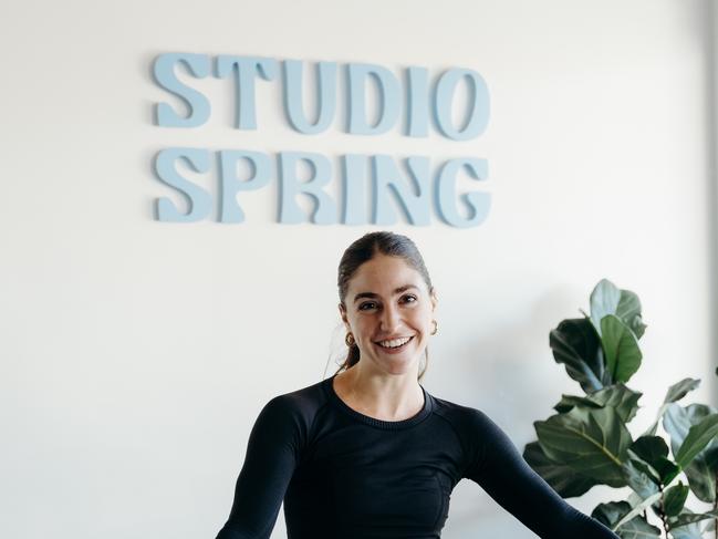 South Australia's best pilates instructor Lauren Sebastiani from Studio Spring Stepney. Picture: Chloe Morris