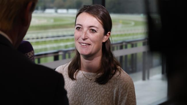 Annabel Neasham, at the Doncaster Mile barrier draw is chasing an elusive win in the race on Saturday. Picture: Richard Dobson