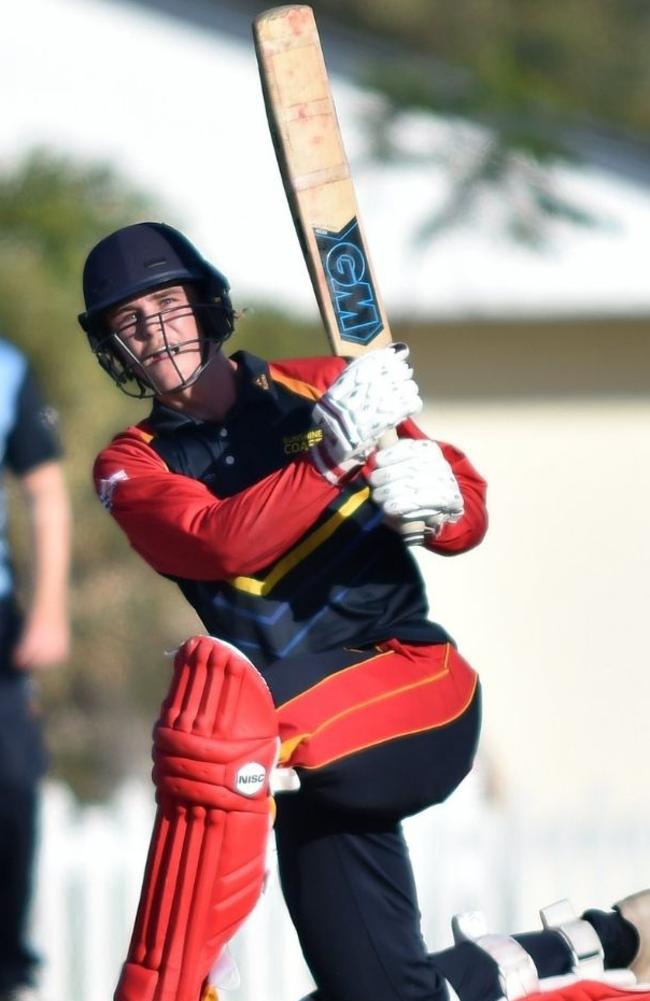 Josh Matthews in action for the Sunshine Coast Scorchers.