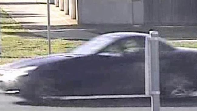 A black coloured Mercedes Benz SLK coupe seen in the area where Melbourne mother Karen Ristevski was last seen. Picture: Victoria Police