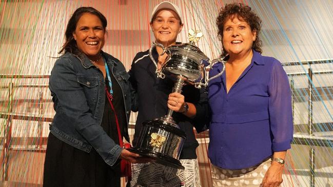 Barty joins Cathy Freeman and Evonne Goolagong Cawley as Australian indigenous sporting royalty after winning the 2022 Australian Open. Picture: Supplied