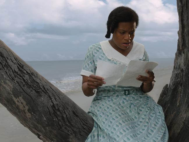 Fantasia Barrino in a scene from the movie musical The Color Purple.