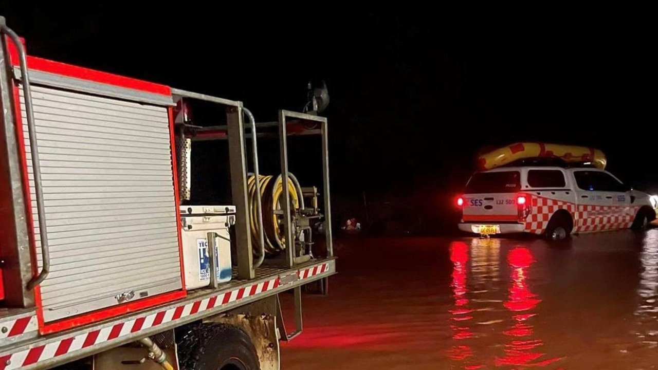 One in five residents of the town have been rescued. Picture: NSW SES.