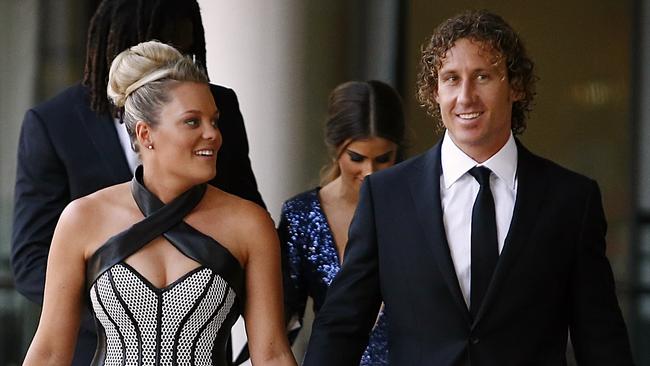 Brownlow Matt Priddis & wife Ashleigh Picture:Wayne Ludbey