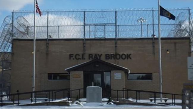 The FCI Ray Brook correctional facility, former site of the 198 Lake Placid Games village.