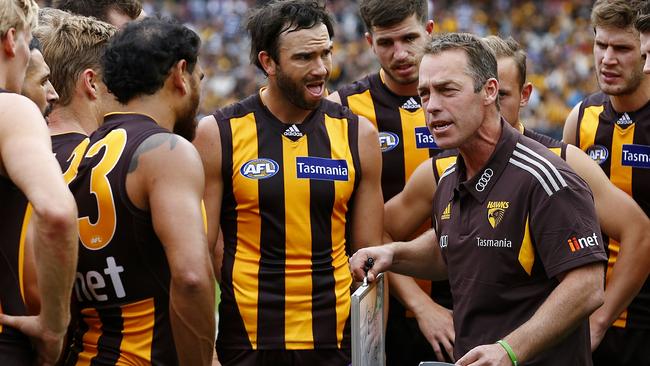 Alastair Clarkson says trading out club stars was the right move. Picture: Wayne Ludbey