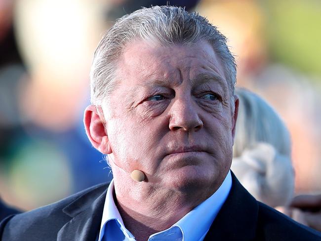 NEWCASTLE, AUSTRALIA - APRIL 28: Commentator Phil Gould during the round 7 NRL match between the Newcastle Knights and Parramatta Eels at McDonald Jones Stadium on April 28, 2019 in Newcastle, Australia. (Photo by Tony Feder/Getty Images)