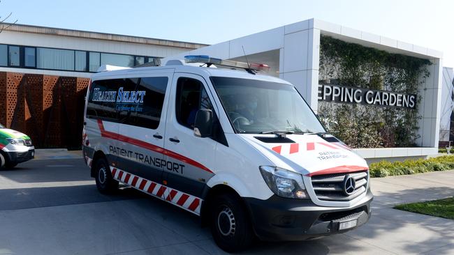 The vast majority of patients Epping Gardens Aged Care Home became infected with Covid four days after the baby shower. Picture: Andrew Henshaw