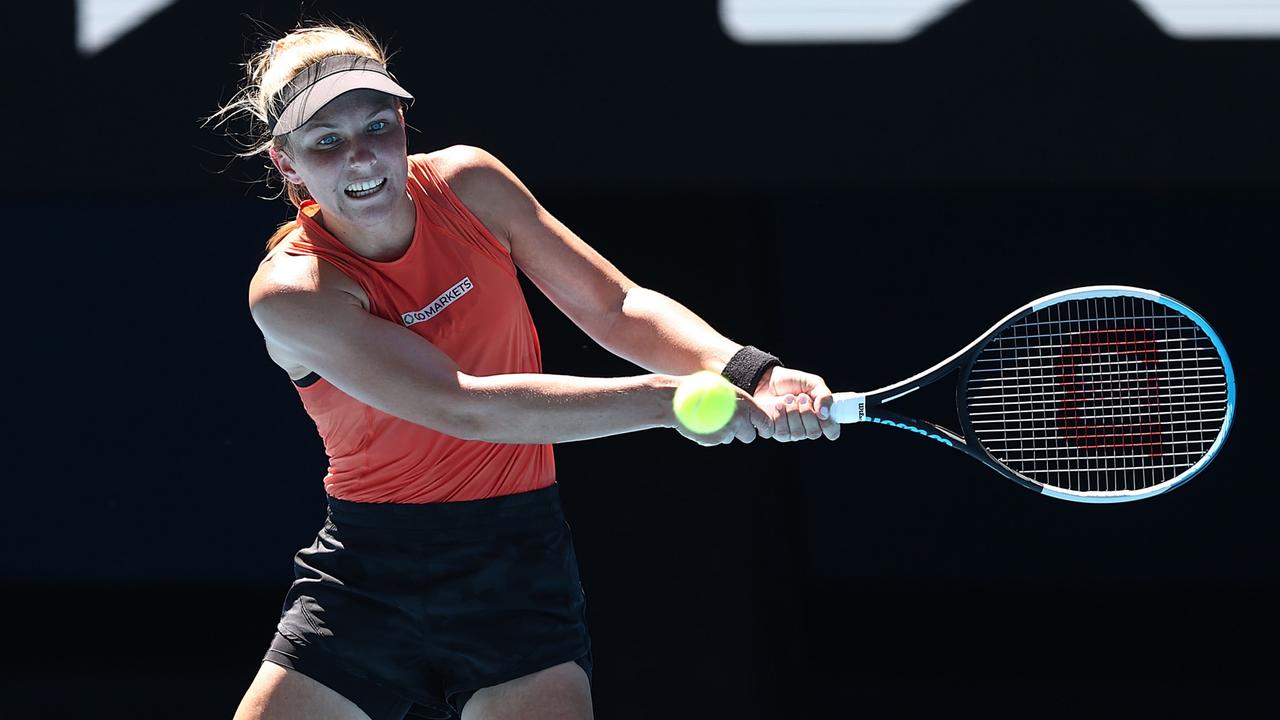 Inglis went down in three sets in her third round contest. Picture: Getty Images