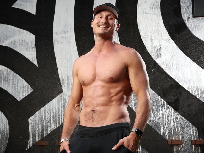 Personal trainer Dylan Rivier has shifted his focus when it comes to health and fitness. Picture: Richard Dobson