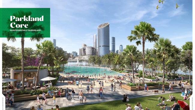 Brisbane - Future South Bank Master Plan - Artwork Supplied