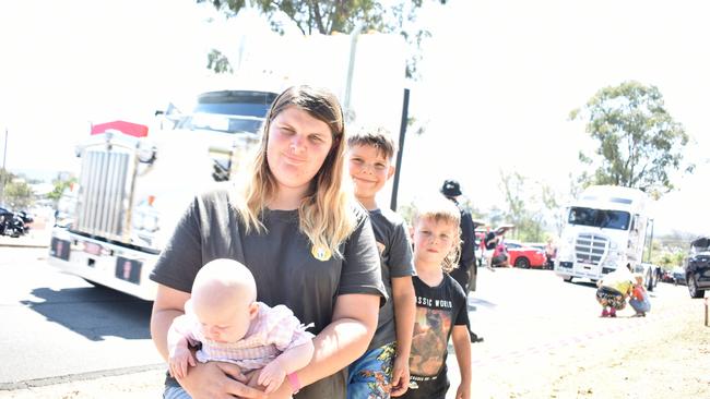 Families travelled from across the state to attend the Lights on the Hill Trucking Memorial at Gatton on Saturday, September 20, 2023.