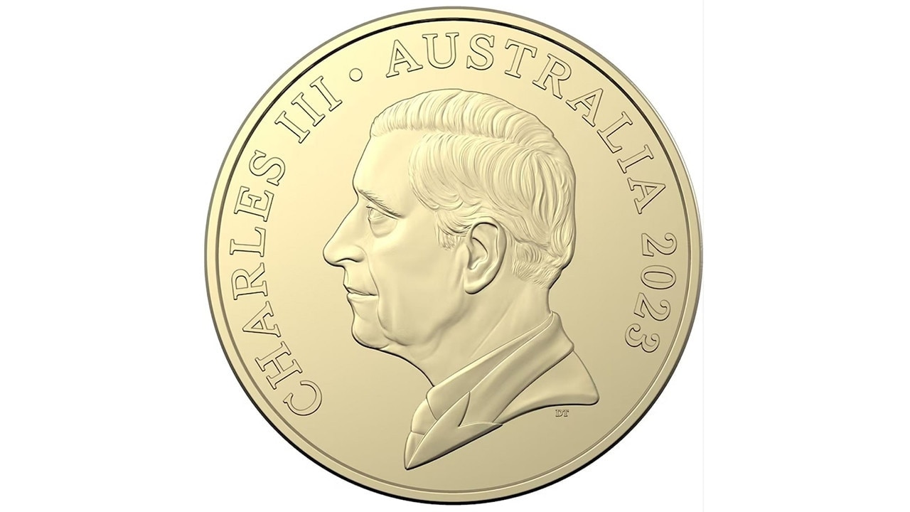 The new King Charles III coin. Picture: Royal Australian Mint.