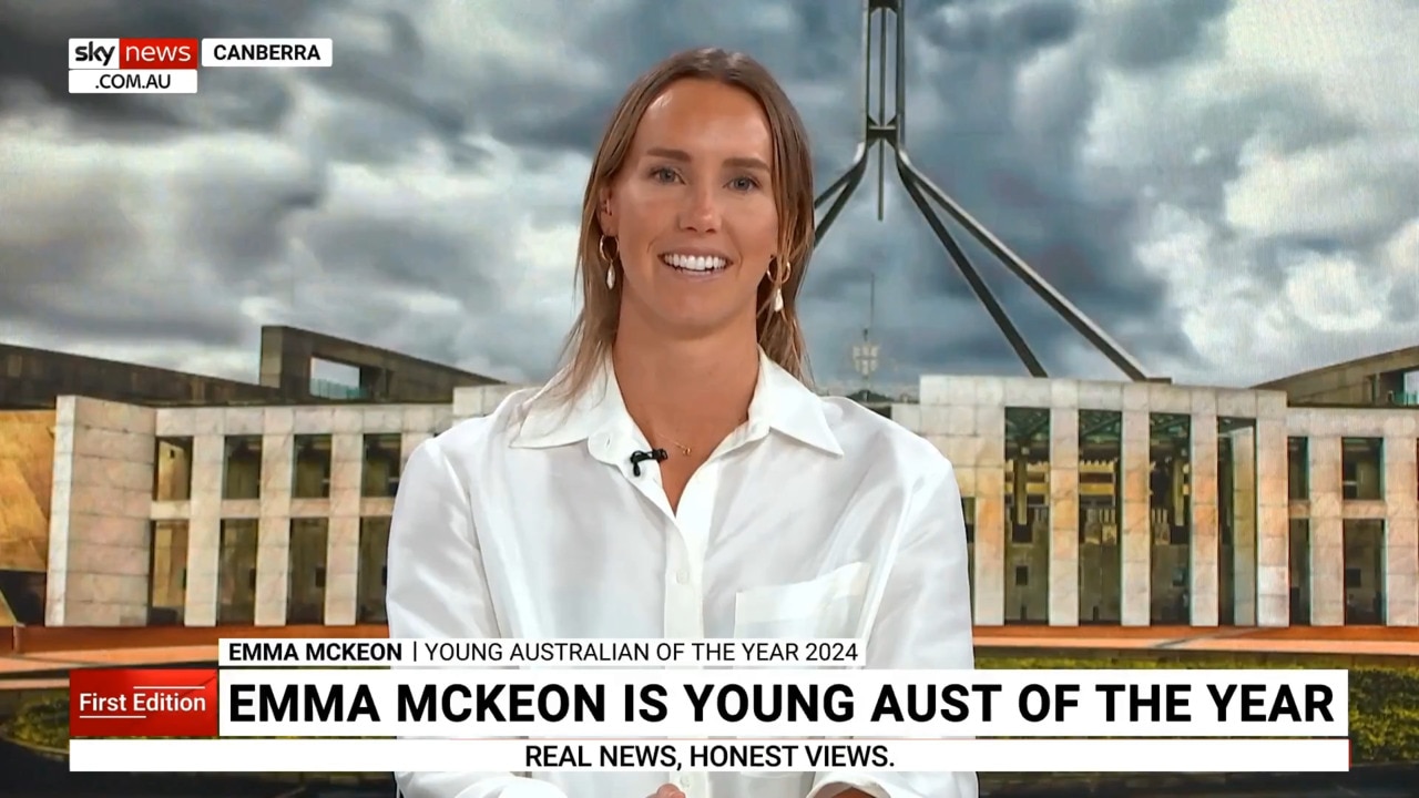 ‘It was an honour’: Emma McKeon awarded Young Australian of the Year 2024