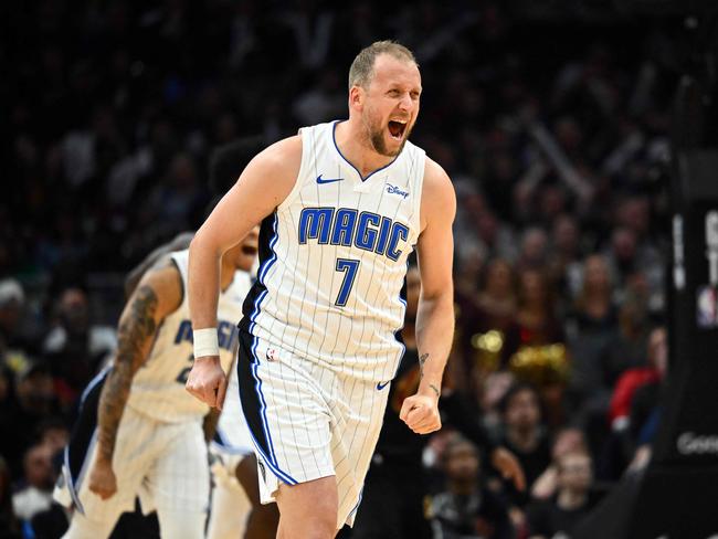 Joe Ingles took on a mentoring role at the Magic. Picture: Getty Images/AFP