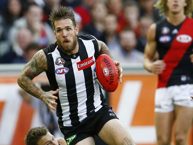 Dane Swan on Anzac Day, 2014. Pic: Michael Klein