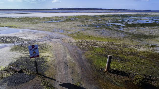 The proposed site of the bridge/ causeway for the Robbins Island wind farm development at Montagu. PICTURE: CHRIS KIDD