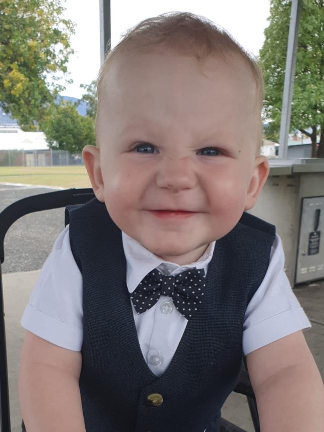 Tassie's Cheekiest Bubs 2020 | Chayse Harrison 16 months ... my lil miracle man, keeps me on my toes all day everyday with his mischievous ways and his fearlessness always so happy and so cheeky. Photo: Jessica Bell