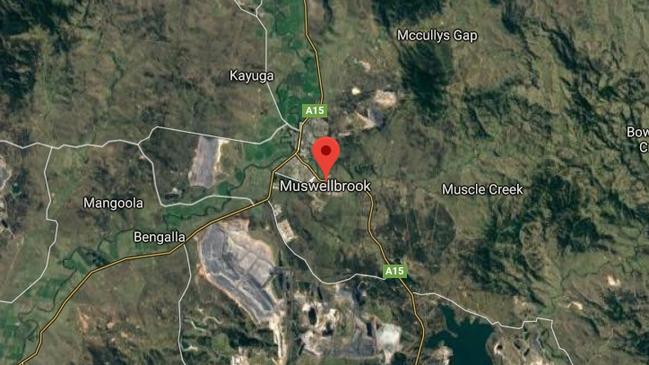 Muswellbrook had two earthquakes Monday afternoon. Picture: Google Maps