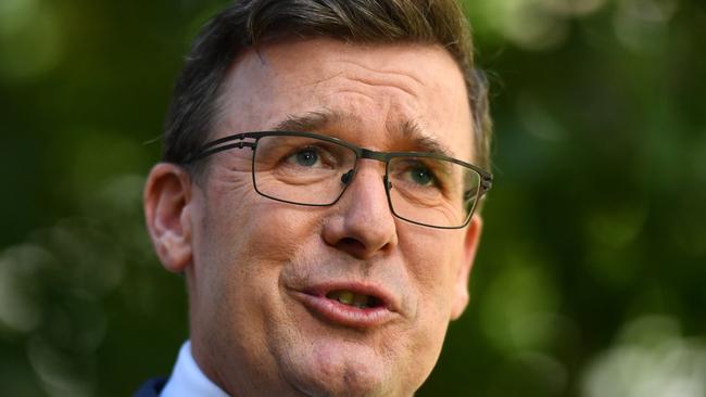 Urban Infrastructure Minister Alan Tudge wants the Victorian government to match the Commonwealth’s $2 billion commitment. Picture: AAP Image/Mick Tsikas