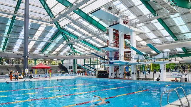 The current Adelaide Aquatic Centre in North Adelaide. Picture: Brenton Edwards