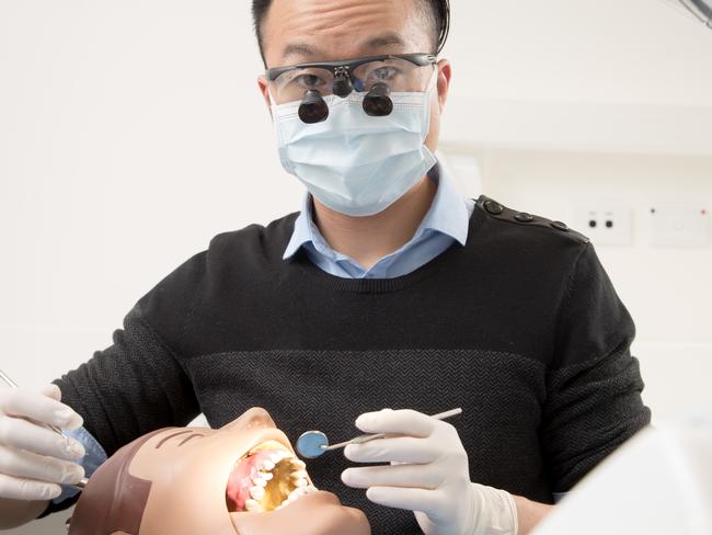 Austin Yoo is studying dentistry at the University of Adelaide. Picture: Matt Turner