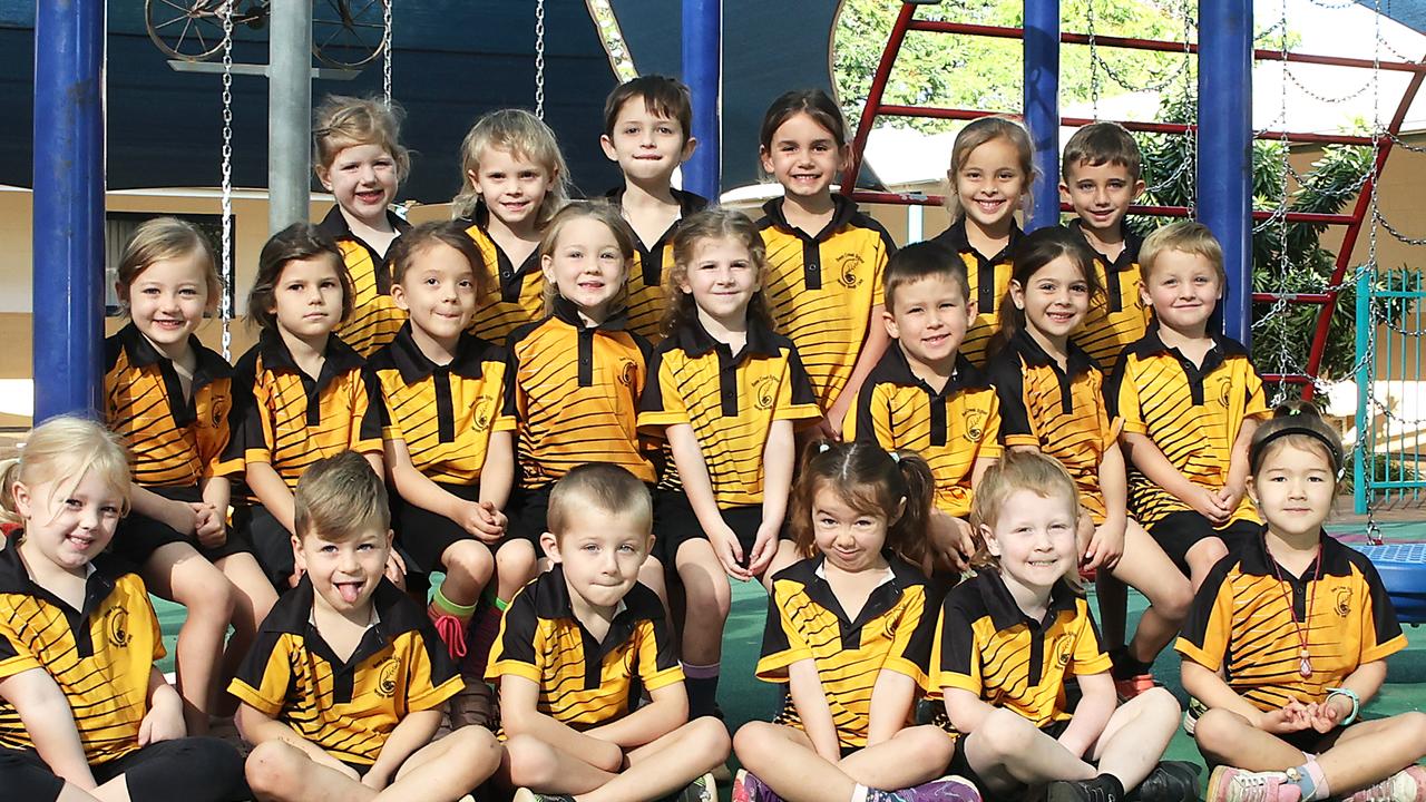 BEES CREEK PRIMARY SCHOOL A4 Paulic BACK ROW (L-R): Jiva, Travis, Aiden, Harper, Scarlett, Kahurangi. MIDDLE ROW (L-R): Dulcie, Laura, Kaia, Layla, Annabelle, Ned, Charlotte, Bentley. FRONT ROW (L-R): Zoe, Lincoln, Emmet, Peta-Jane, Memphis, Peyton. Picture: Rachel Webster