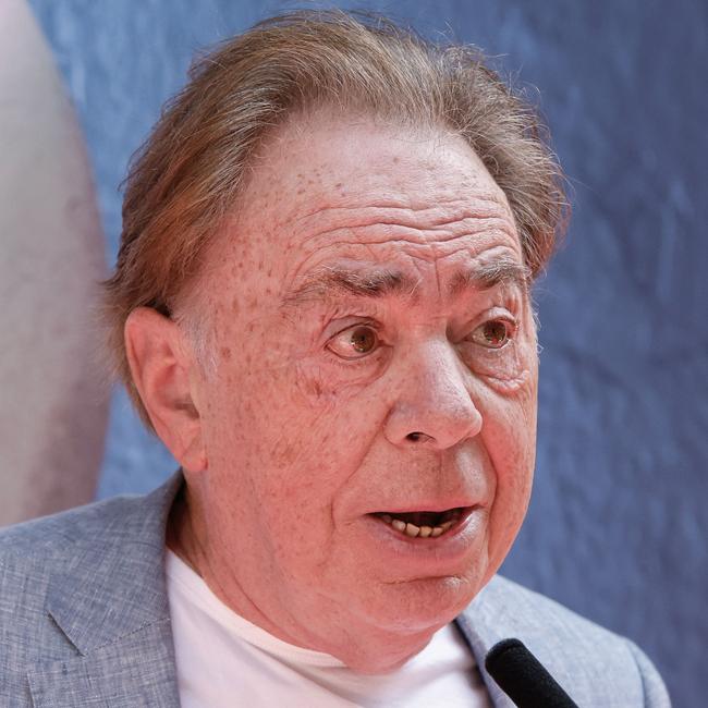 English composer Andrew Lloyd Webber dedicated the final performance to his late son. Picture: AFP