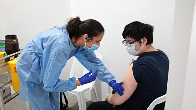 Australians have been urged to come forward to get vaccinated. Picture: NCA NewsWire / Adam Yip