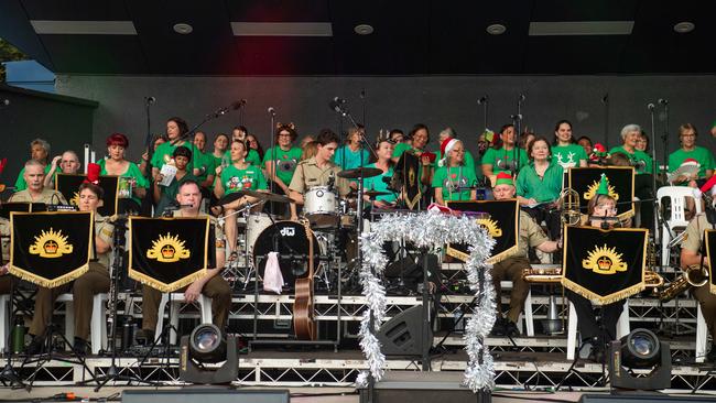 The annual Carols by Candlelight at the Darwin Amphitheatre will take place on Sunday night. Picture: Pema Tamang Pakhrin.