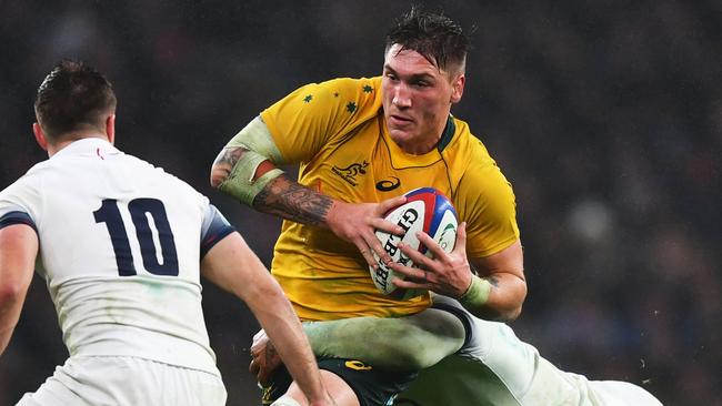 Sean McMahon chases opportunities the way he plays rugby. Picture: Getty Images