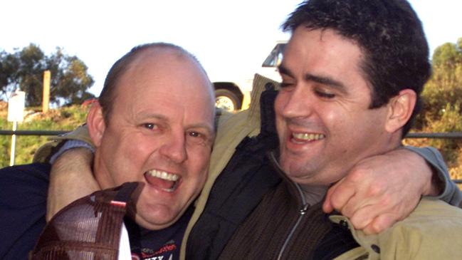 Footy Show colleagues Billy Brownless and Garry Lyon had an infamous falling-out.