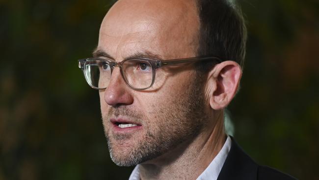 Greens leader Adam Bandt says if stage three tax cuts are on the table, negative gearing and the capital gains tax discount should be too. Picture: NCA NewsWire / Martin Ollman