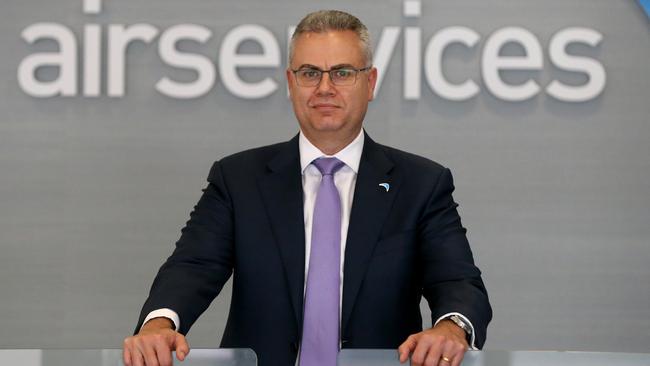 Airservices Australia chief executive Jason Harfield at the organisation's headquarters in Canberra.