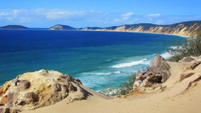 Cooloola Coast Recreation Area has reopened but several sites have been deemed too dangerous for public access. Picture: Jan Schramm