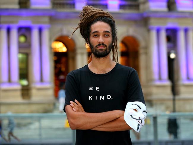 Barcelona-based Seb Alex gave a speech at a vegan activism masterclass in Brisbane last month.