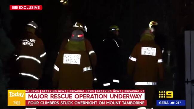 Rescue at Tamborine Mountain. Credit: Nine