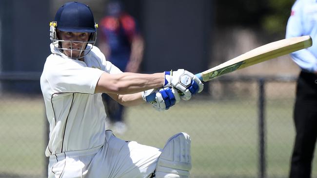 Trent Cody in action Bentleigh Uniting. Picture: Andy Brownbill