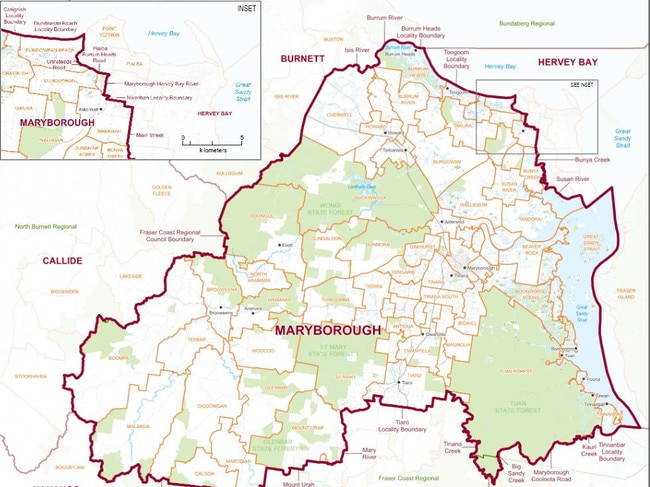 The ALP holds regional Maryborough with a 2.5 per cent margin. Picture: ECQ