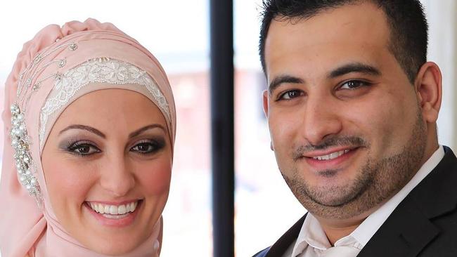 Facebook image of Zena Mehajer with her husband Khaled Osman. Picture: Facebook