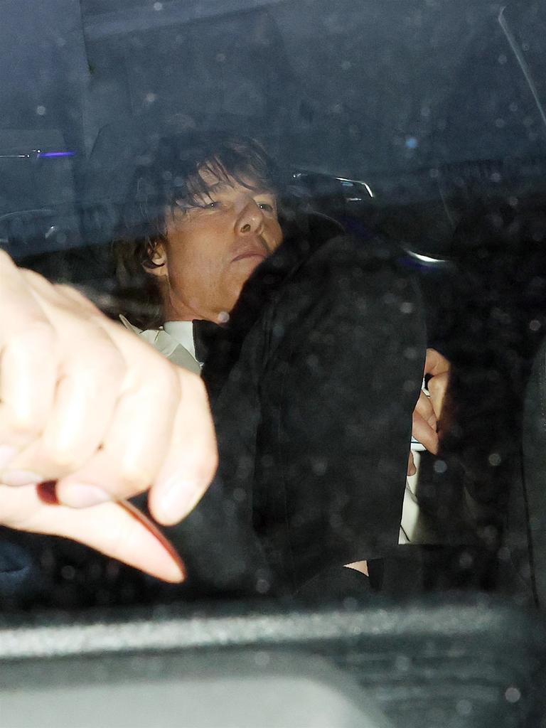 Cruise was trying to get as low as he could but he was papped by the photographers. Photo: CRYSTAL PIX / BACKGRID
