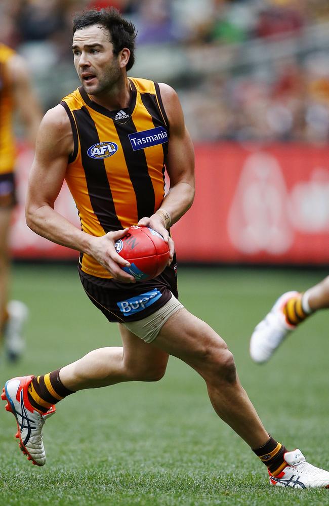 Jordan Lewis could be on his way out of Hawthorn. Picture: Wayne Ludbey