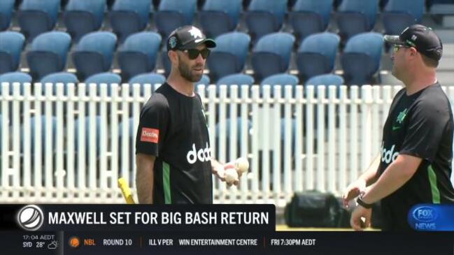 Glenn Maxwell set for Big Bash return